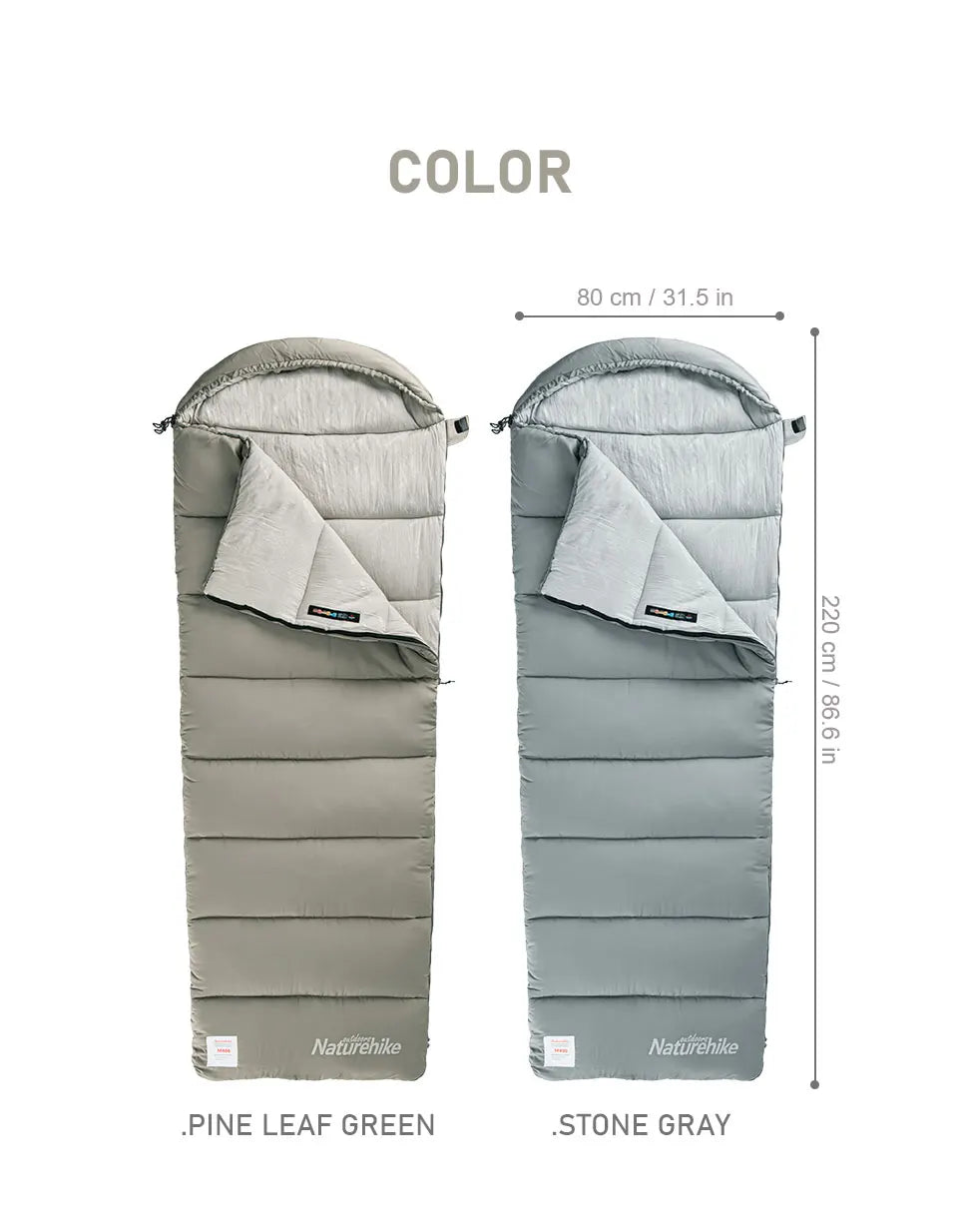 Fireside Cotton Camping Double-Zipper Sleeping Bag