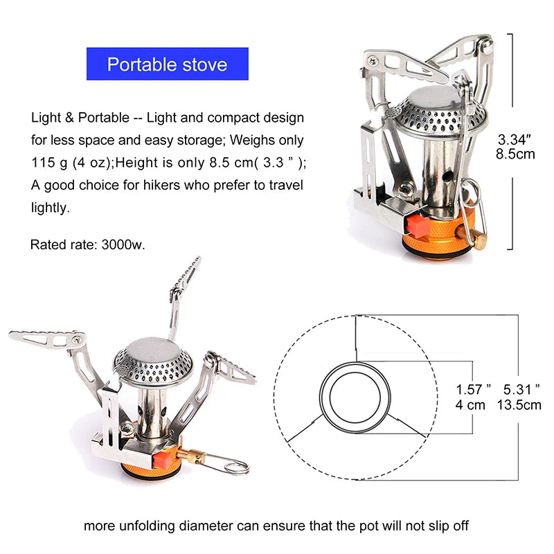 All Set Compact Camping Pot Set