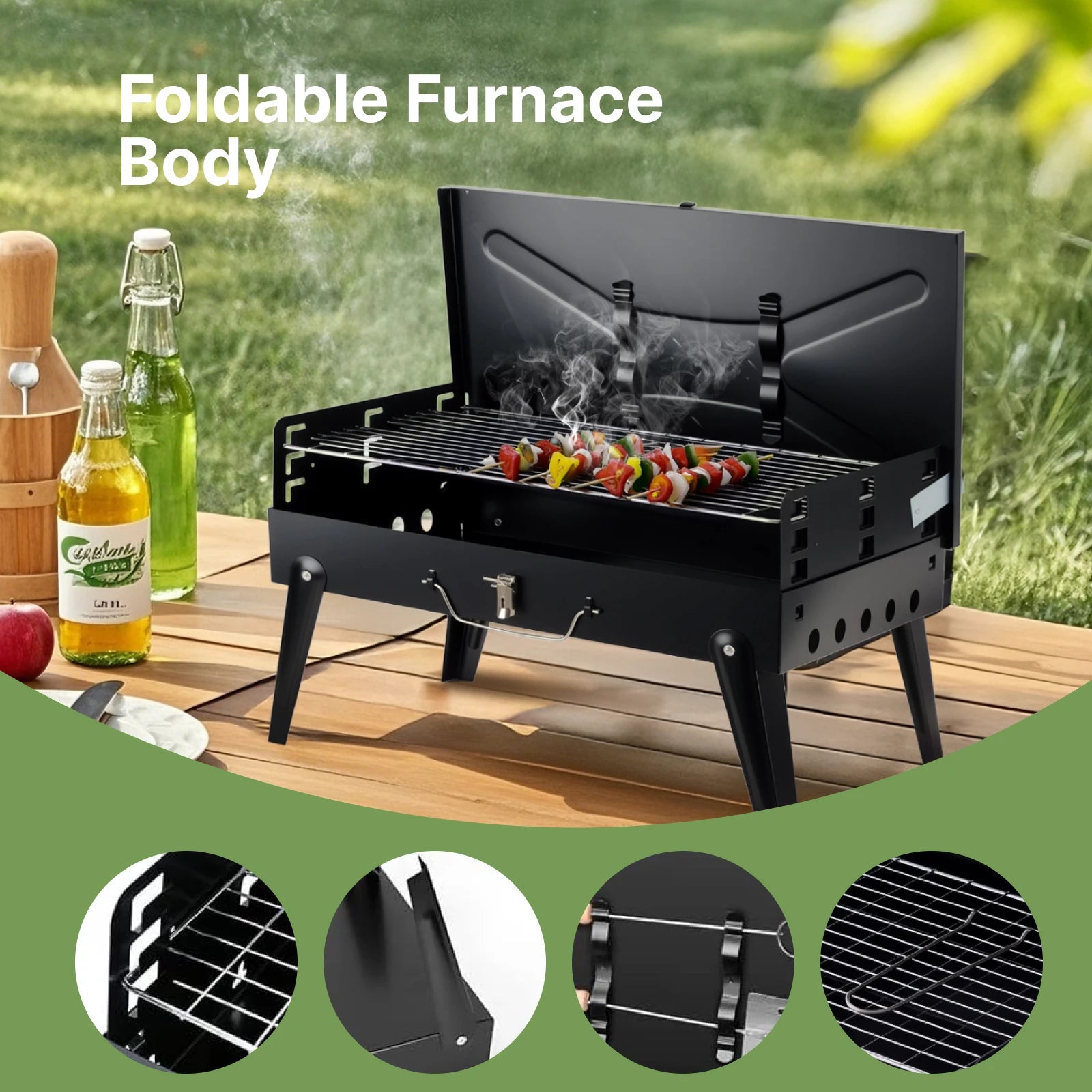The Suitcase Charcoal Grill