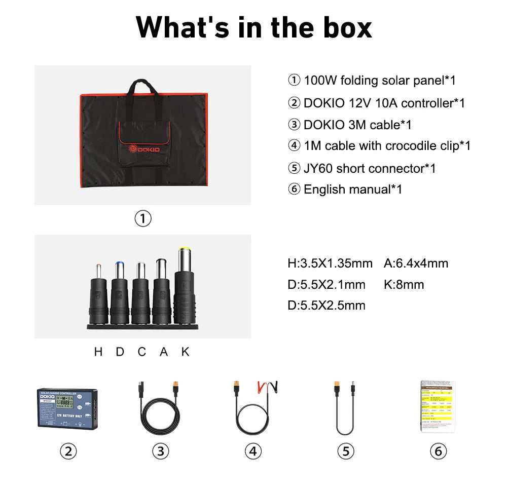 TrailCharge 100 Foldable Solar Kit