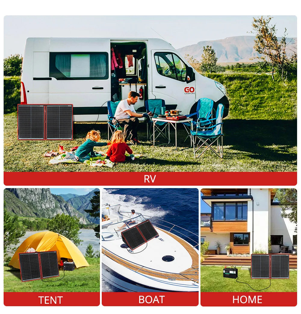 TrailCharge 100 Foldable Solar Kit