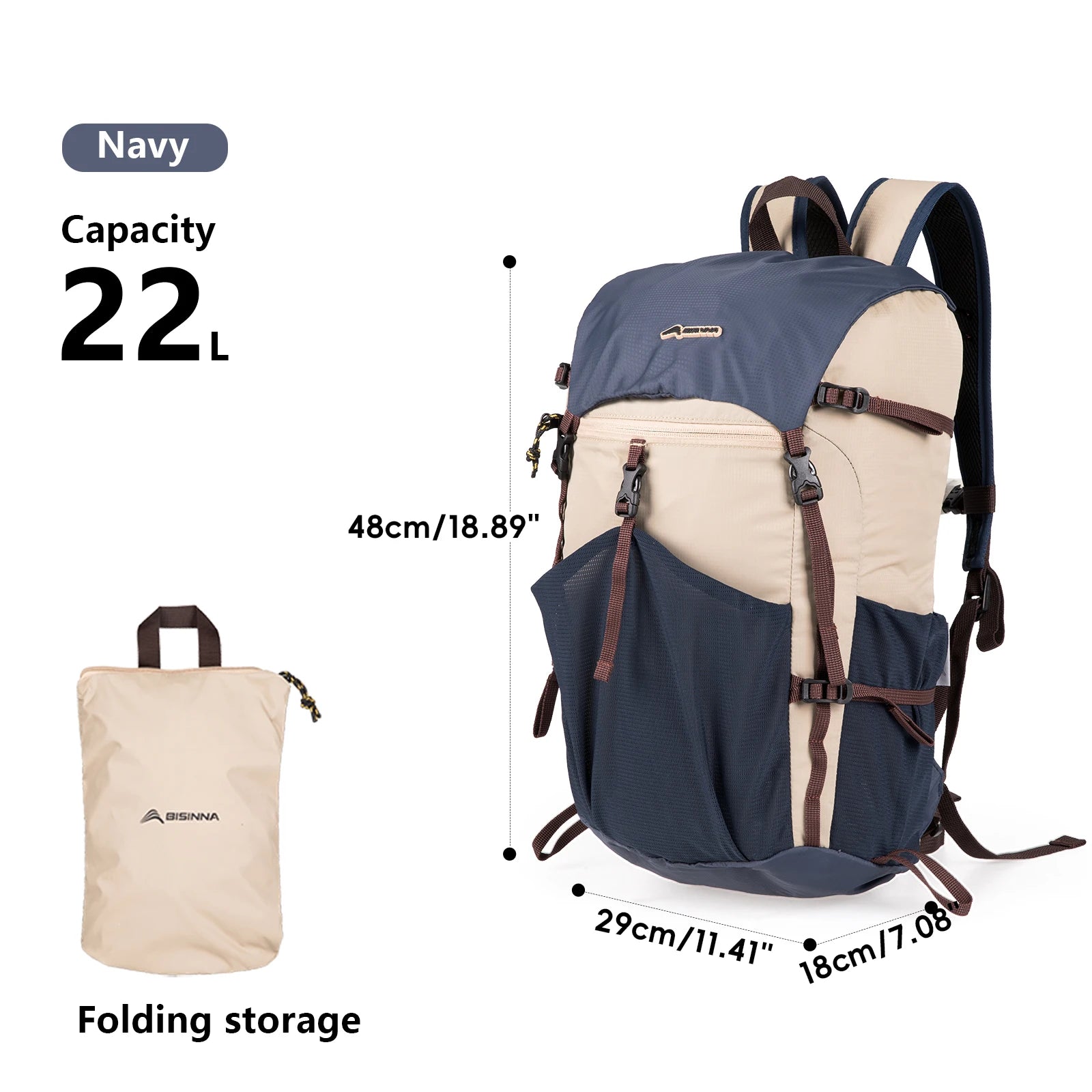 Flyweight 22 Compactable Ultralight Nylon Backpack