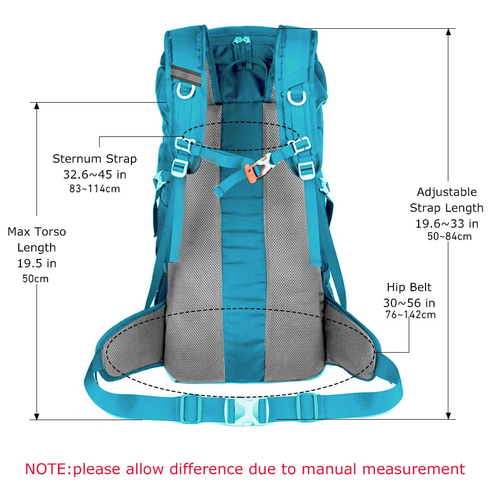 All Roads 50 Hiking Backpack with Rain Cover